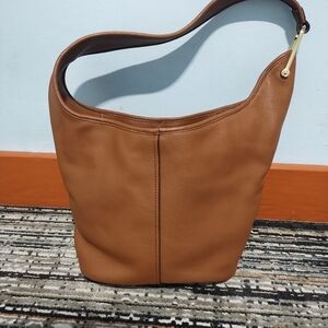 Michael Kors Tan Leather Hobo Bag